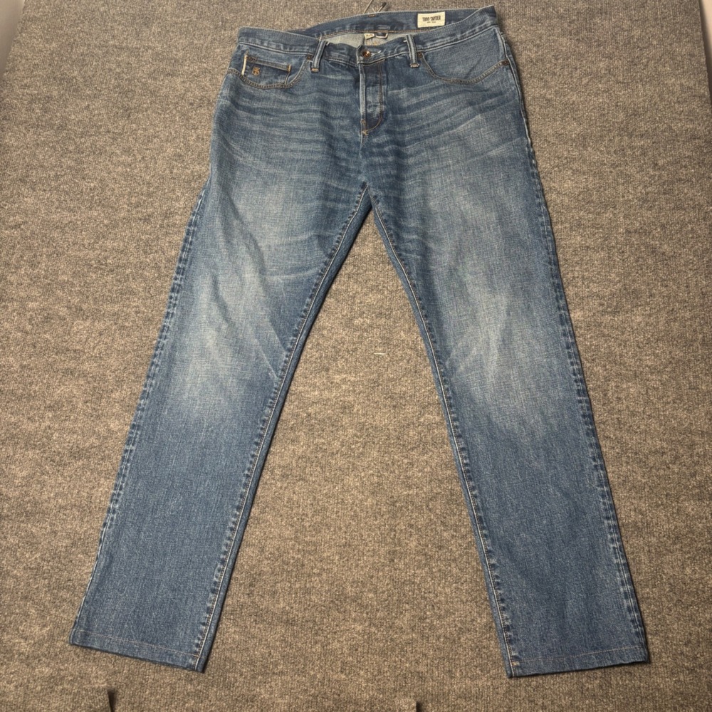Todd Snyder Selvedge Denim Jeans Mens 34x34 Blue Japanese Cotton Stretch Slim